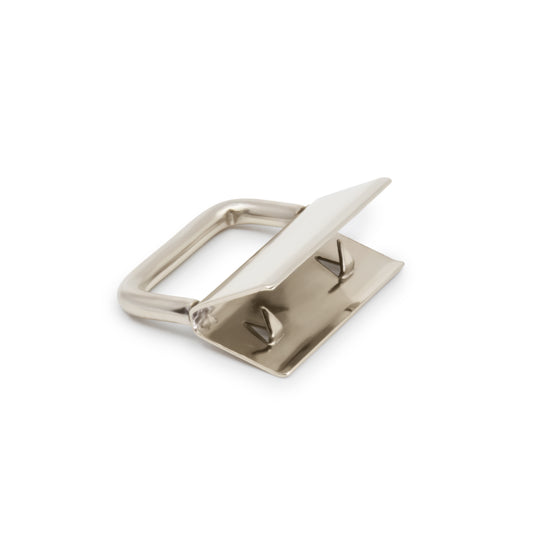 BK138|Dritz 1" Key Fob Hardware, Nickel, 12 Sets