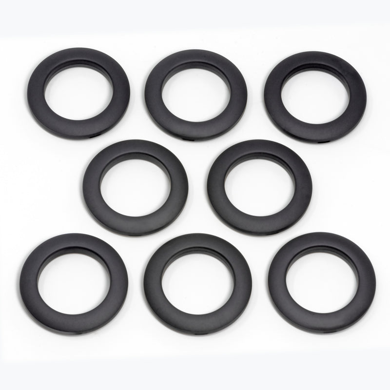 Load image into Gallery viewer, 44362|Dritz 1-9/16" Plastic Curtain Grommets, Matte Black, 8 Sets