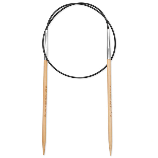 222516|Prym 24" (60 cm) Circular Bamboo Knitting Needles, US 6 (4 mm)