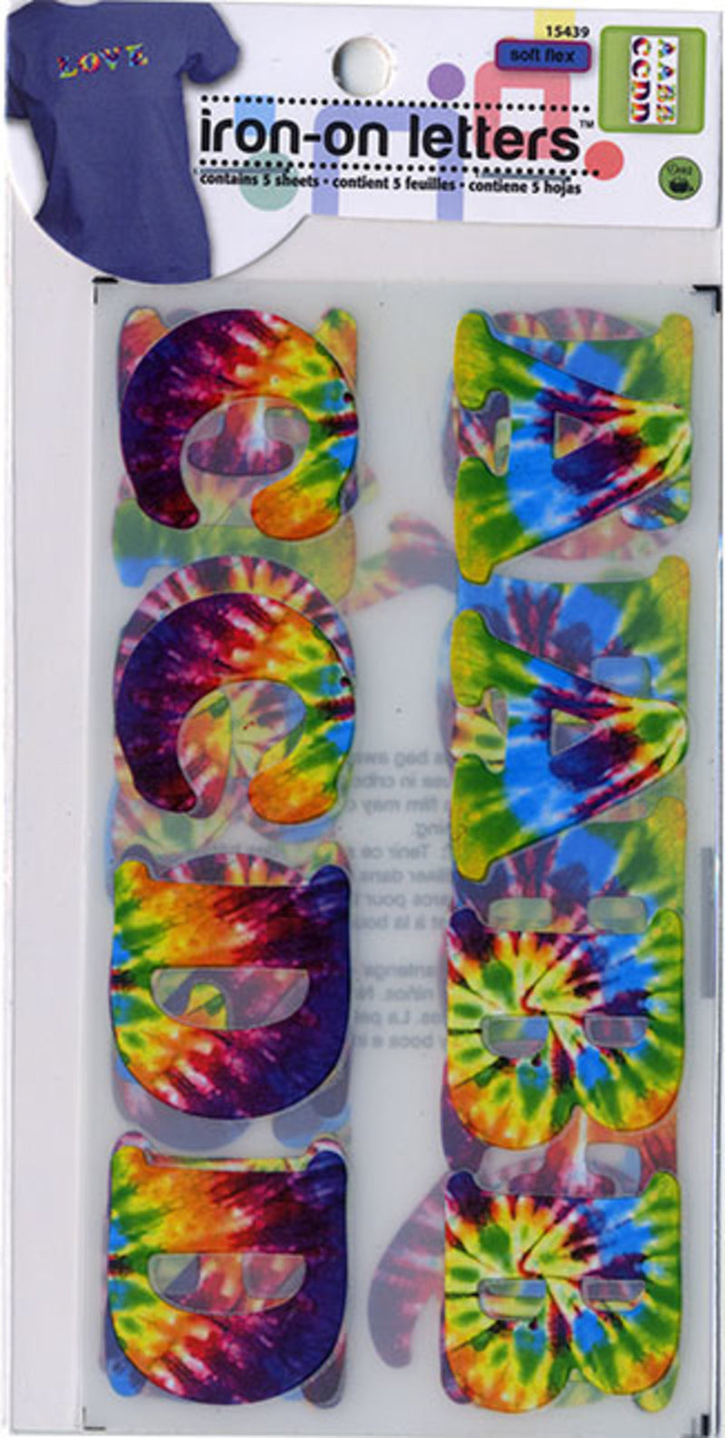 Load image into Gallery viewer, 15439|Dritz Soft Flex Iron-on Letters, 5 Sheets