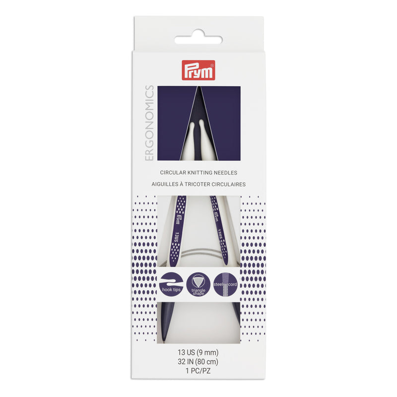 Load image into Gallery viewer, 57090|Prym 32" Ergonomic Circular Knitting Needles, US 13 (9mm)