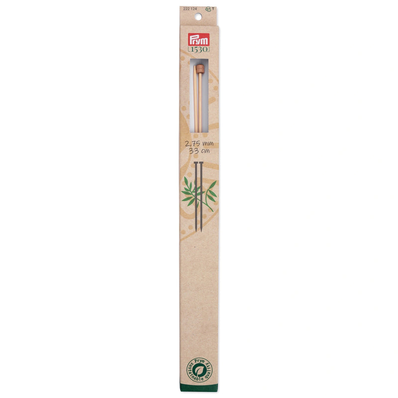 Load image into Gallery viewer, 222124|Prym 13" Single Point Bamboo Knitting Needles, 2.75mm