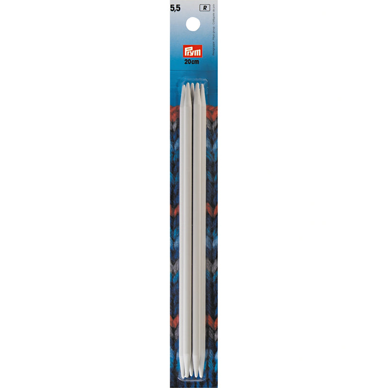 Load image into Gallery viewer, 218643|Prym 8" Double Point Plastic Knitting Needles, 5.5mm
