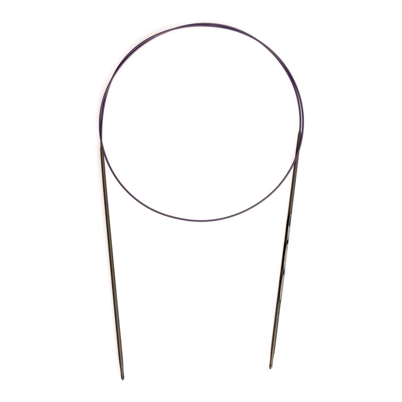 Cargue la imagen en el visor de la galería, 215201|Prym 24" Ergonomic Circular Knitting Needle, Carbon, 2.5mm