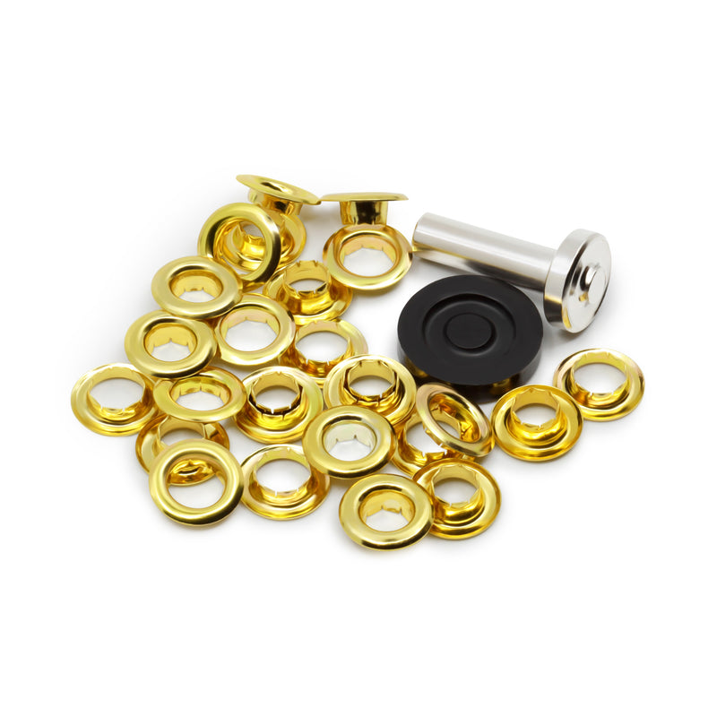 Load image into Gallery viewer, 33575-35|Dritz 1/4" Large Eyelets, 15 Sets, Brass