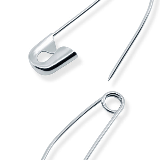 3031|Dritz 1-1/2" Curved Basting Pins, Nickel, 75 pc