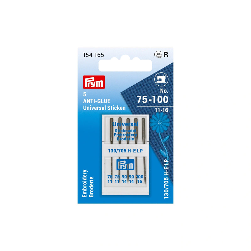 Cargue la imagen en el visor de la galería, 154165|Prym Embroidery Sewing Machine Needles, Sizes 11-16 (No. 75-100), 5 pc