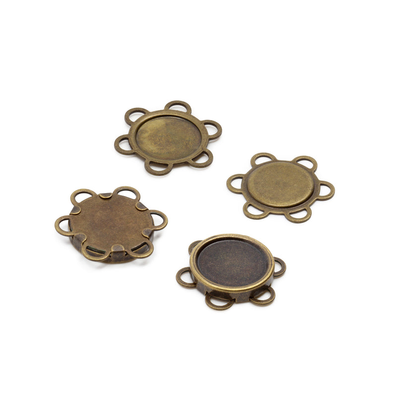 Load image into Gallery viewer, BK121|Dritz 3/4" Magnetic Sew-On Snaps, 12 Sets, Antique brass
