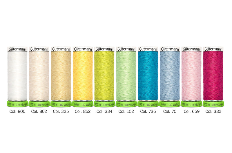 Load image into Gallery viewer, 731138-2|Gutermann Sew-All rPET Polyester Thread Set, Light, 10 Spools
