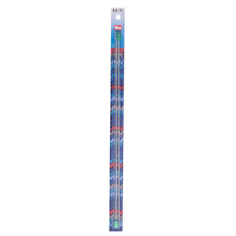 Load image into Gallery viewer, 191461|Prym 14" Single Point Aluminum Knitting Needles, 2mm