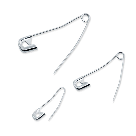 3328|Dritz Assorted Curved Safety Pins & Storage Box, 90 pc